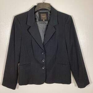 The Limited Collection Classic Timeless Black Blazer 4-Button 14 Dark Academia